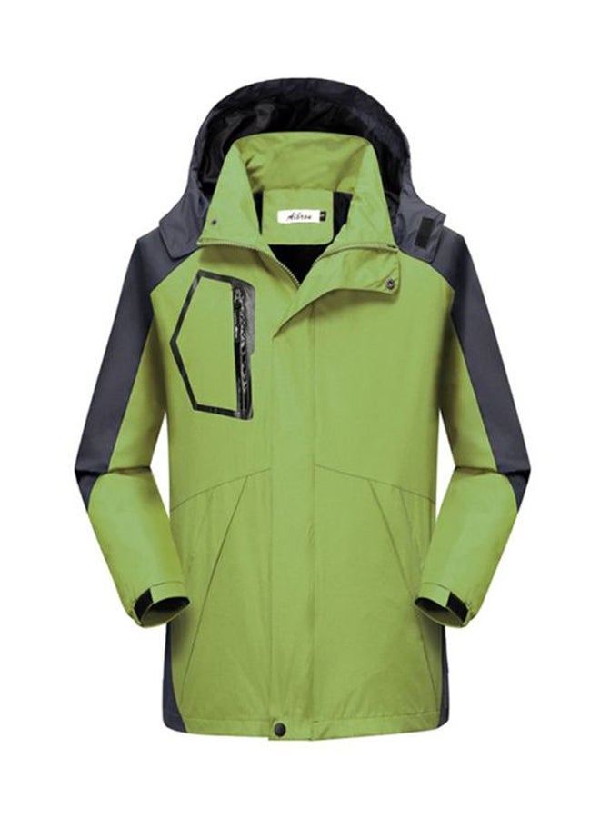 Sharpdo Long Sleeves Outdoor Jacket Green/Black  - Image 1