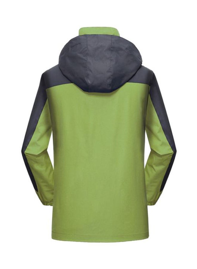 Sharpdo Long Sleeves Outdoor Jacket Green/Black  - Image 2