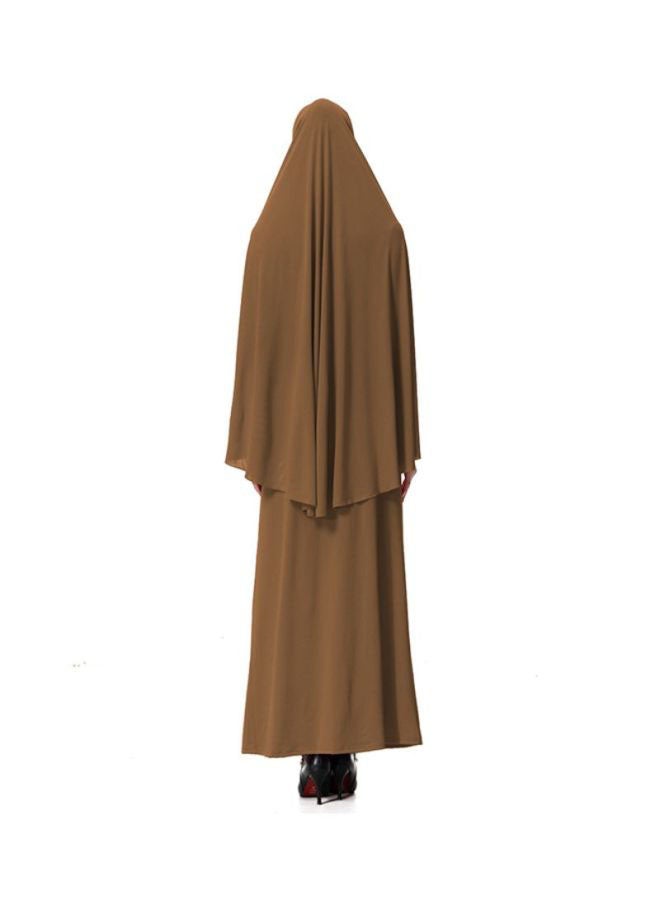 شاربدو طقم ثوب مع حجاب مكون من قطعتين جملي  - Image 2