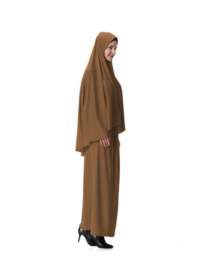 شاربدو طقم ثوب مع حجاب مكون من قطعتين جملي  - Image 3