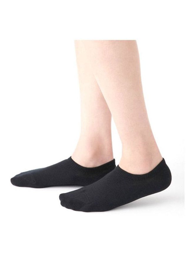 MUJI Right Angle Shallow Sneaker In Socks Black  - Image 3