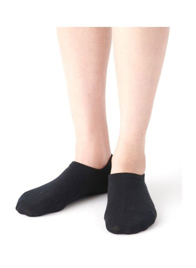 MUJI Right Angle Shallow Sneaker In Socks Black  - Image 2