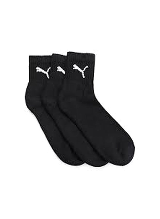 PUMA Short Crew Socks (Pack of 3) Black/White  - Image 2