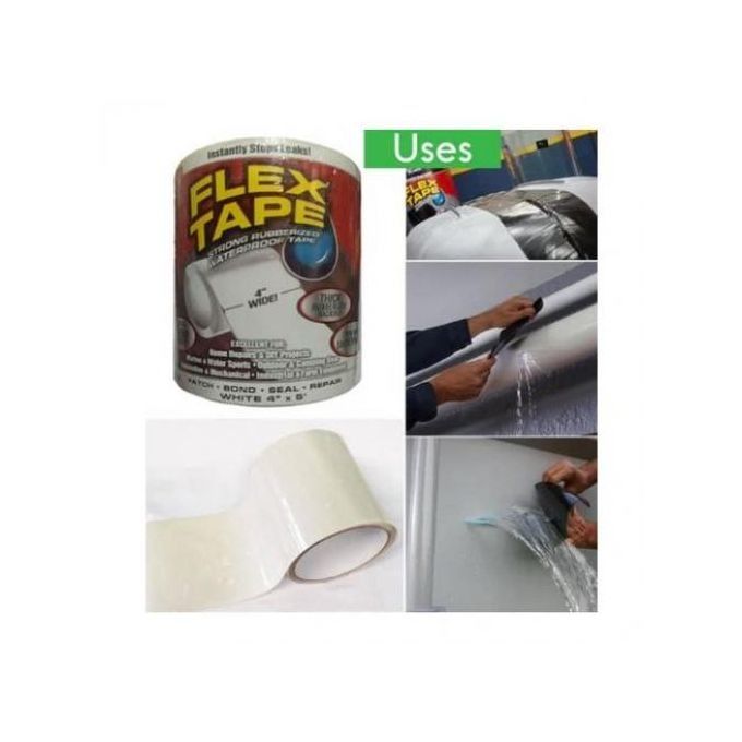 Generic - Super Strong Waterproof Flex Tape White - Image 1