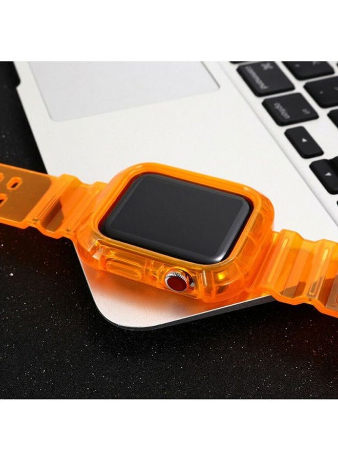 MARGOUN - Replacement Band For Apple Watch Orange - Image 1