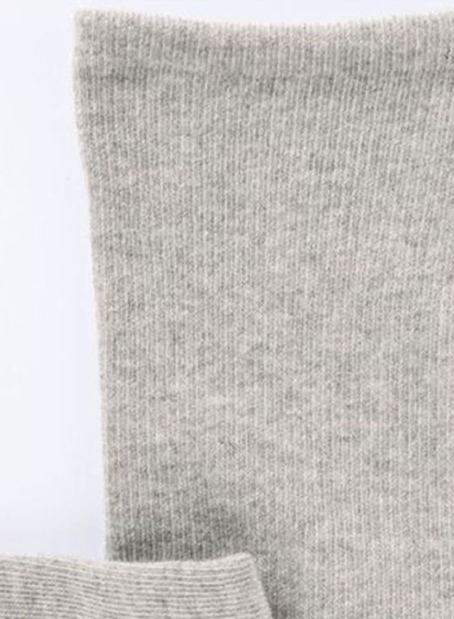 MUJI Right Angle Cotton Socks Grey  - Image 5