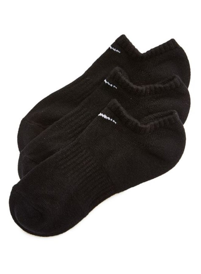 Nike Everyday Cushioned No Show Socks (Pack of 3) Black - Image 1
