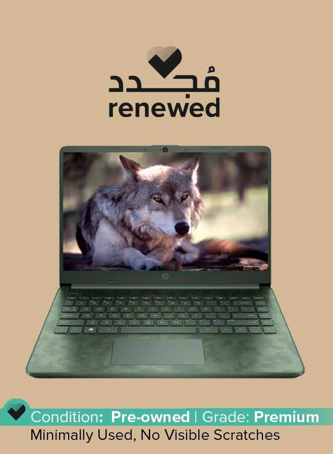 HP مُجدد - لابتوب إتش بي 14-dq1089wm بشاشة مقاس 14 بوصة ومعالج إنتل كور i3 الجيل العاشر وذاكرة رام 8 جيجابايت ومحرك أقراص SSD سعة 256 جيجابايت مع بطاقة رسومات مدمجة فضي - Image 1