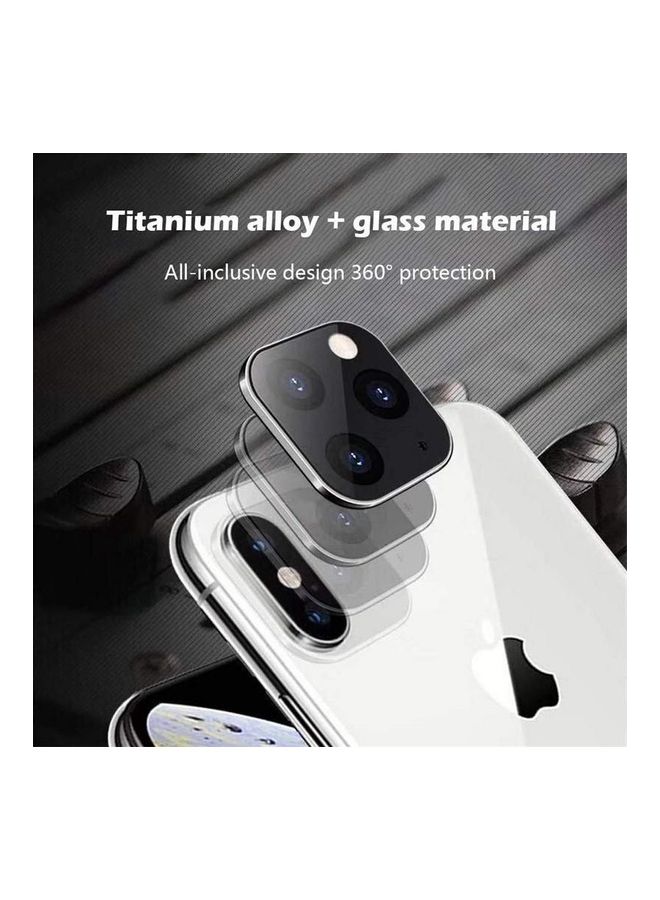 Anti Shock Metal Lens Camera Screen Protector For Change Iphone X / Xs / Max Change To Iphone 11 Pro Max Black - Image 2