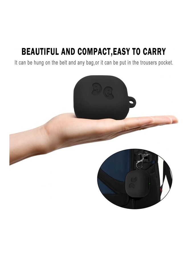 Silicone Protective Case For Samsung Galaxy Buds Live Black - Image 3