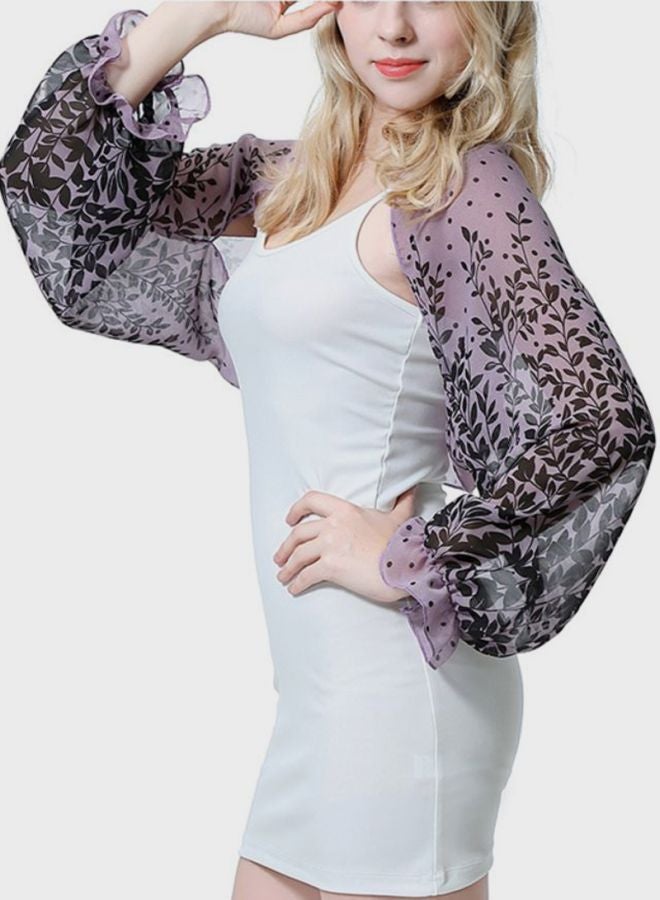 Sharpdo Long Sleeve Blouse Lavender  - Image 4