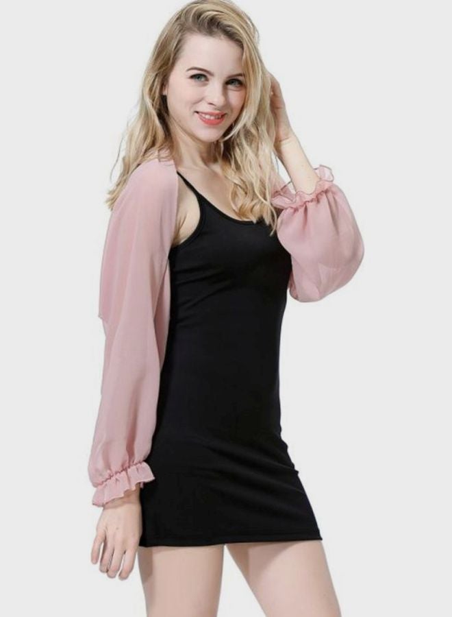 Sharpdo Long Sleeve Blouse Dark Pink  - Image 4