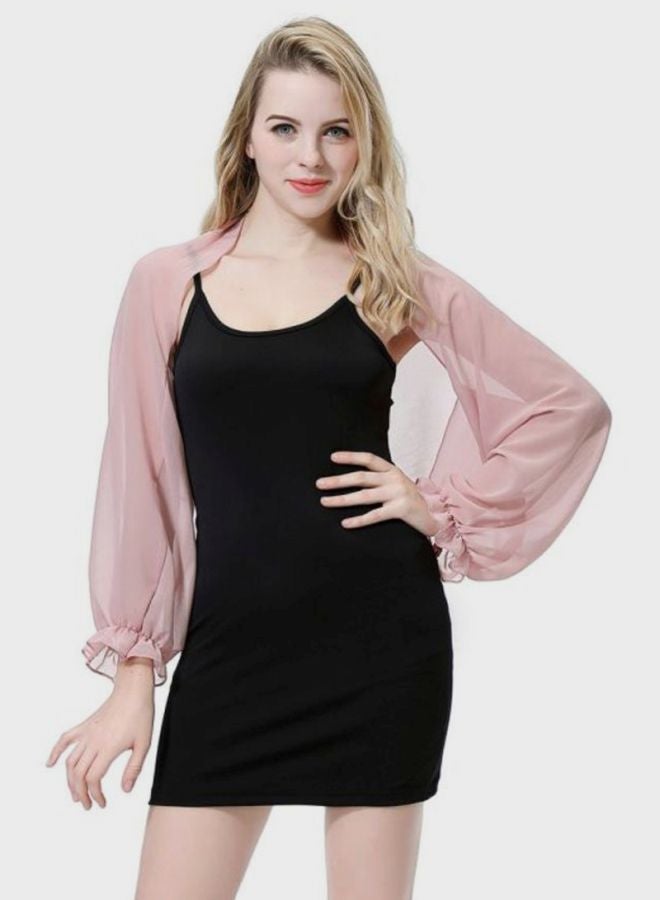 Sharpdo Long Sleeve Blouse Dark Pink  - Image 1