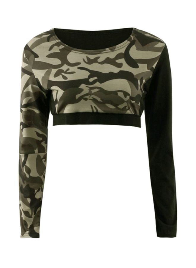 Sharpdo Long Sleeve Top Camouflage  - Image 1