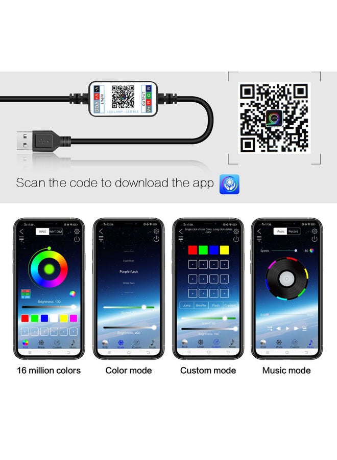 Outdoor-Indoor Color Changing LED Fairy String Light Multicolour 20meter - Image 5