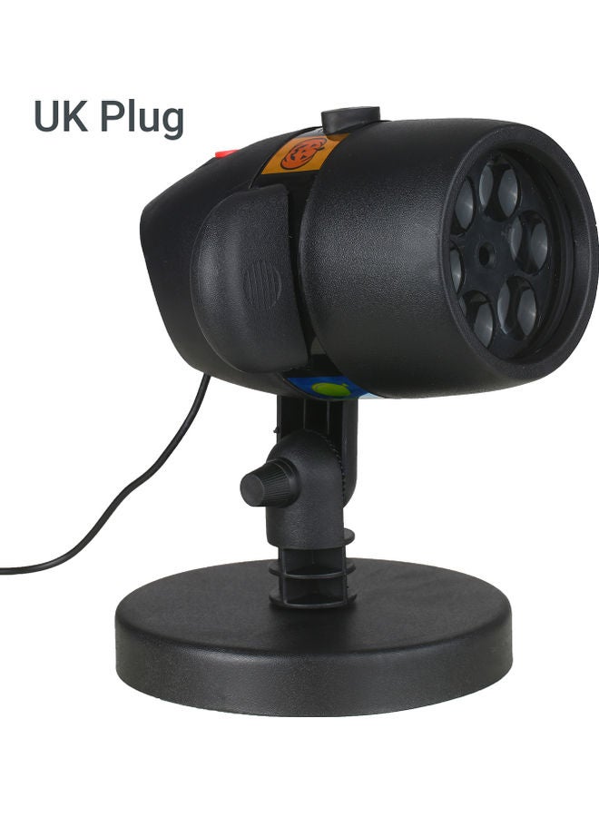 12-Slide Decoration Light LED Lamp Film Projector Black  - Image 1