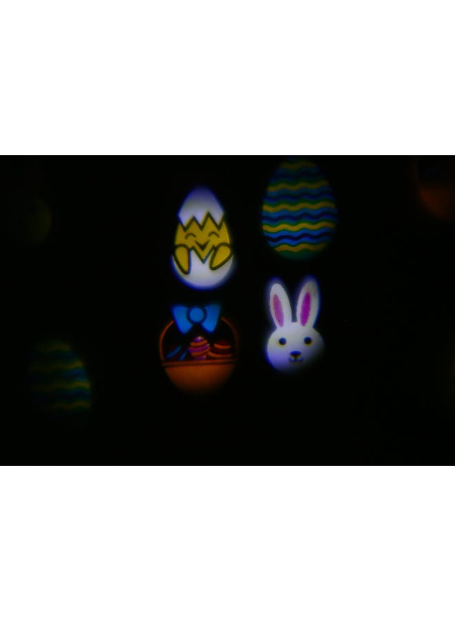 12-Slide Decoration Light LED Lamp Film Projector Black  - Image 4