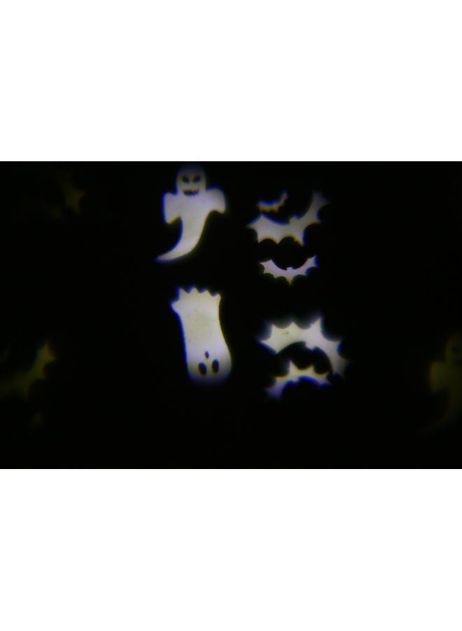12-Slide Decoration Light LED Lamp Film Projector Black  - Image 3