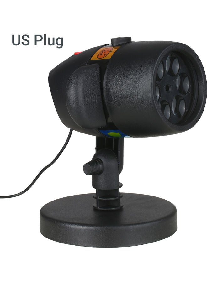 12-Slide Decoration Light LED Lamp Film Projector Black  - Image 1