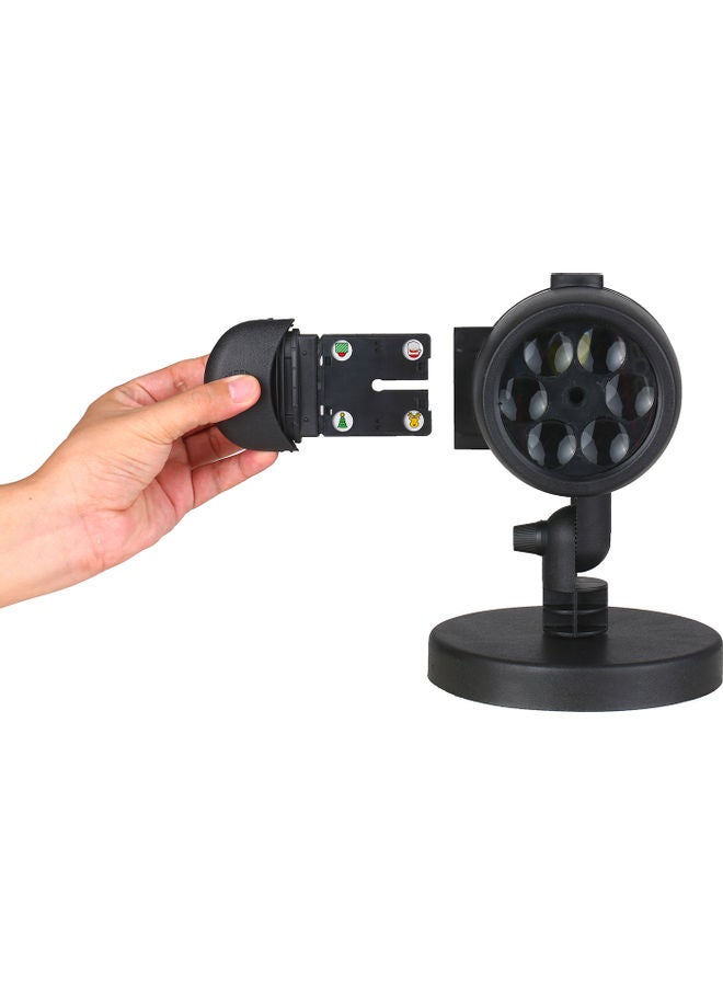 12-Slide Decoration Light LED Lamp Film Projector Black  - Image 4