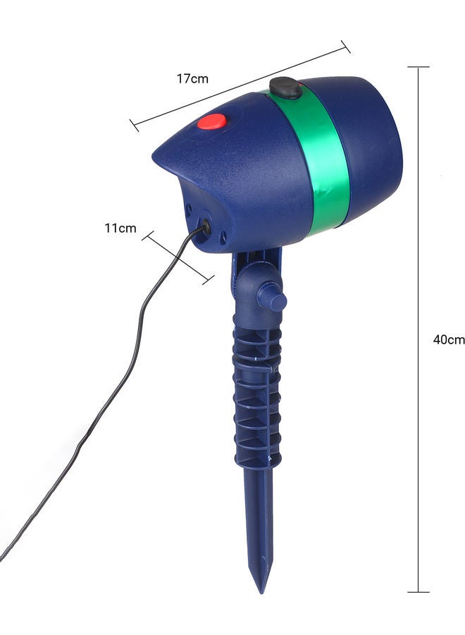 Indoor Outdoor Star Shower Motion Projection Light Blue  - Image 3