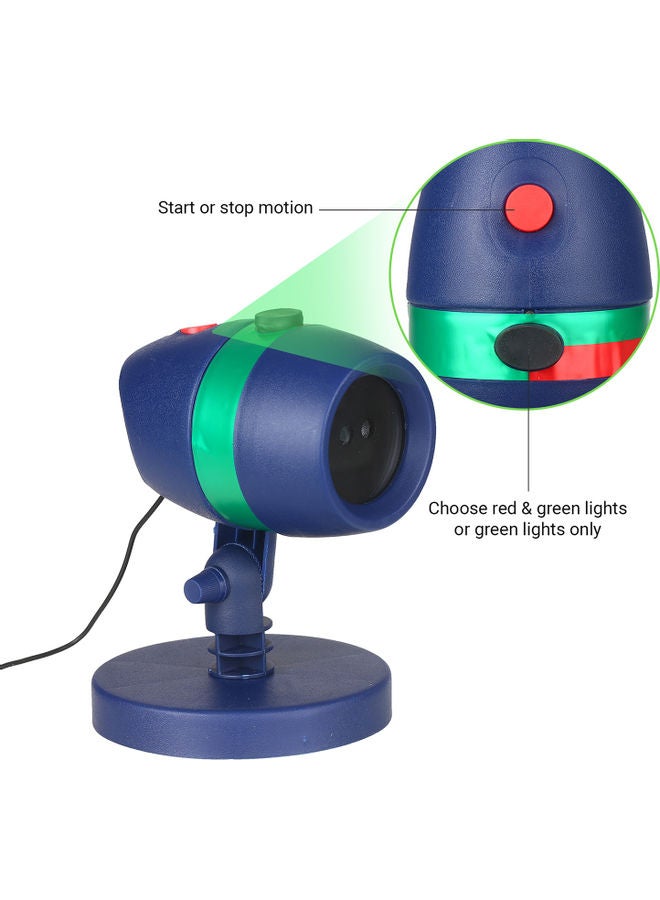 Indoor Outdoor Star Shower Motion Projection Light Blue  - Image 4