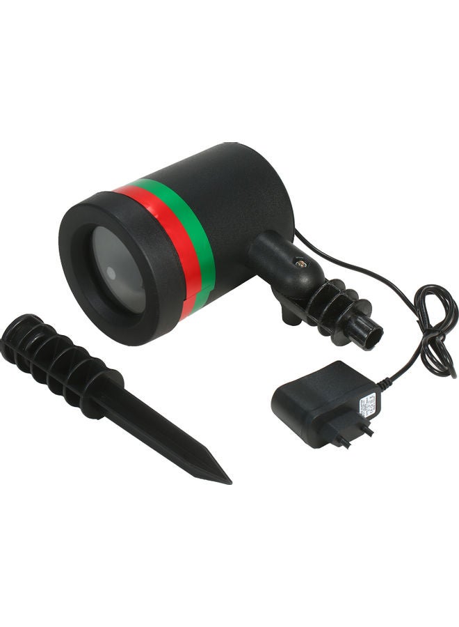 Outdoor Garden Backyard Moving Firefly Projection Light Black
