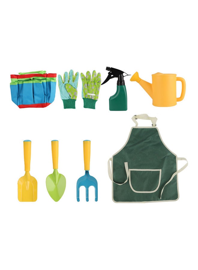Generic 8 Piece Kids Garden Tools Set for Boys and Girls with Bag Multicolour 22.40 x 10.00 x 12.00cm - Image 1