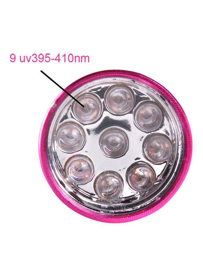 Mini Flash Light For LED UV Gel Curing Nail Dryer Pink 9.1*2.1*2.1cm - Image 2