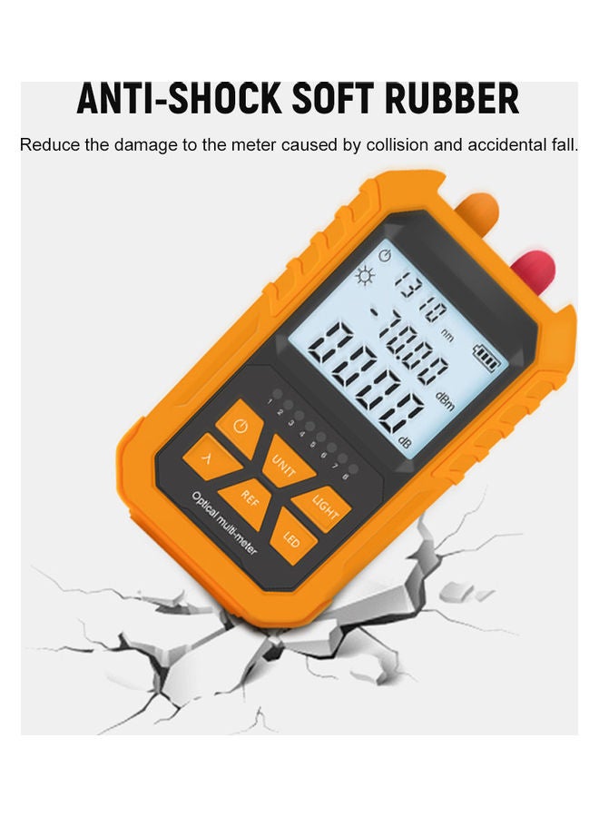 Handheld Optical Power Meter Yellow 13.00X6.00X7.70cm  - Image 2