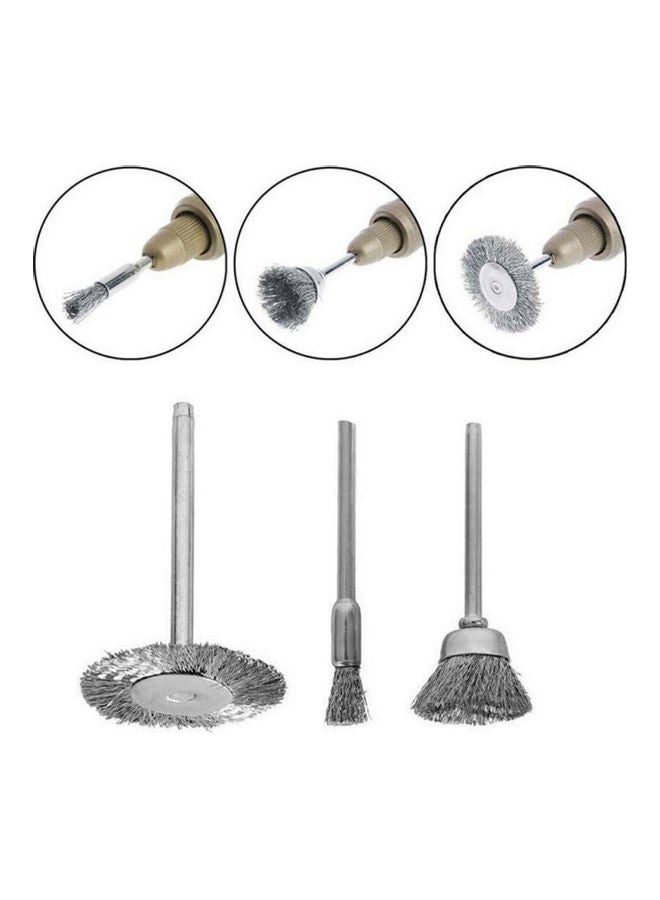 Generic 47-Piece Steel Wire Brass Brush For Hob Multicolour 12.00X3.00X12.00cm  - Image 4