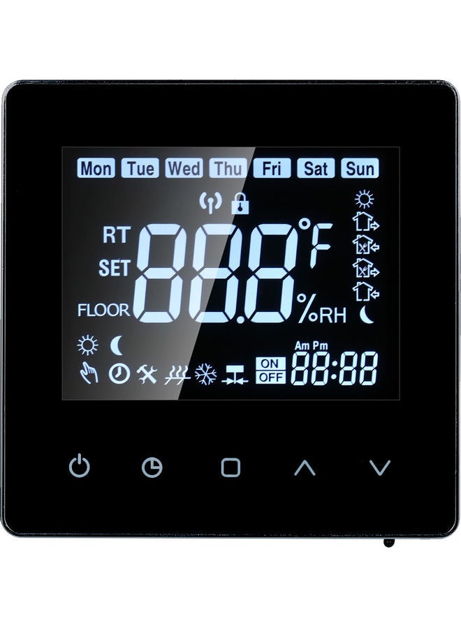 Smart Thermostat LCD Touch Screen Black 10.00X6.00X9.70cm  - Image 5