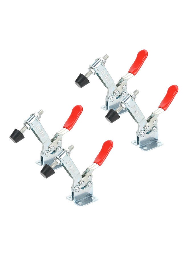 4-Piece Toggle Clamps Quick Release Hand Tool Multicolour 15.00X3.00X12.00cm