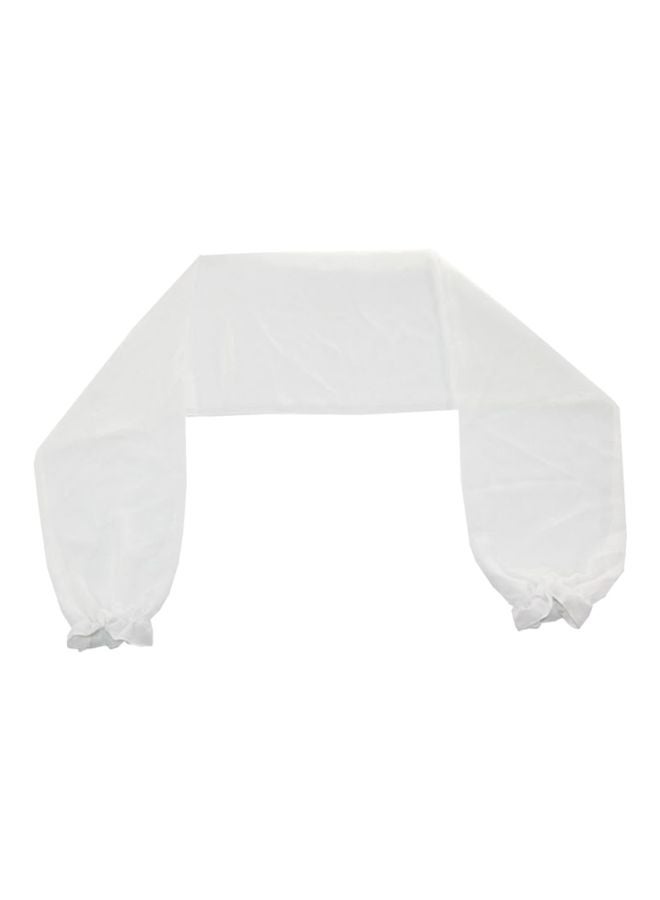 شاربدو بلوزة كم طويل أبيض - Image 5