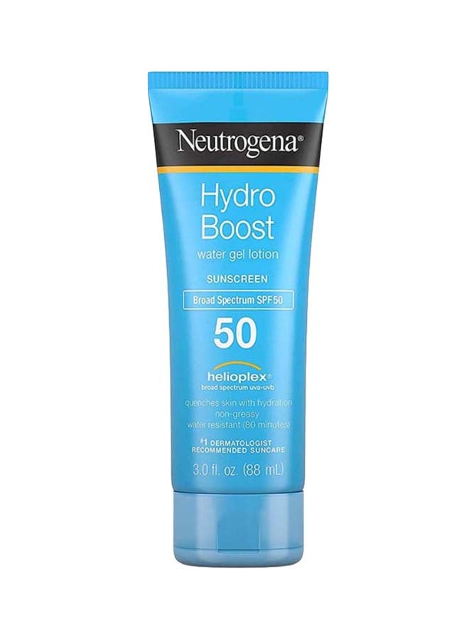 Hydro Boost Gel Moisturizing Sunscreen Lotion With Broad Spectrum & Water Resistant Spf 50 3 Oz (Pack Of 3) Blue 3ounce