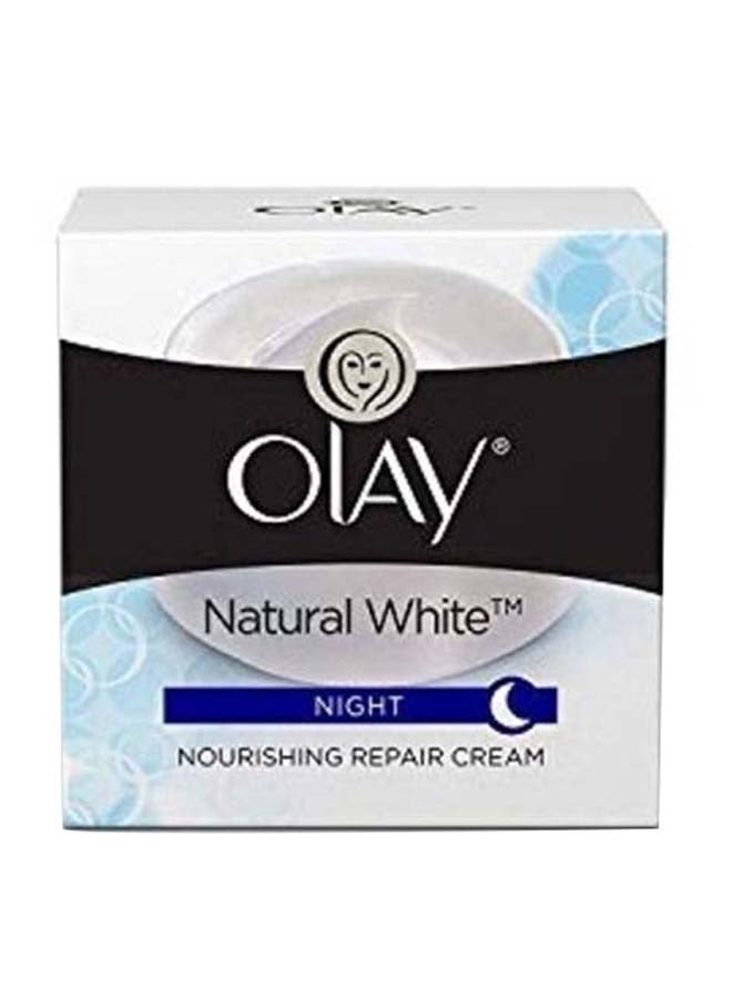 Olay Natural White Night Nourishing Repair Cream Natural White 50grams  - Image 1