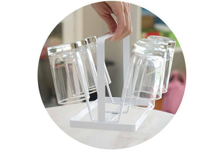 Water Drain Shelf Cup Holder white 20*16.5*13cm