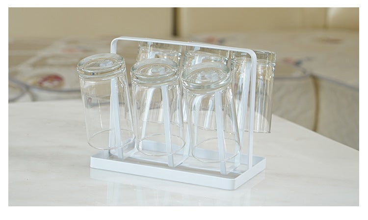 Water Drain Shelf Cup Holder white 20*16.5*13cm