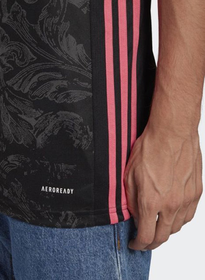 Adidas - Real Madrid 20/21 3rd Jersey Black/Pink - Image 1