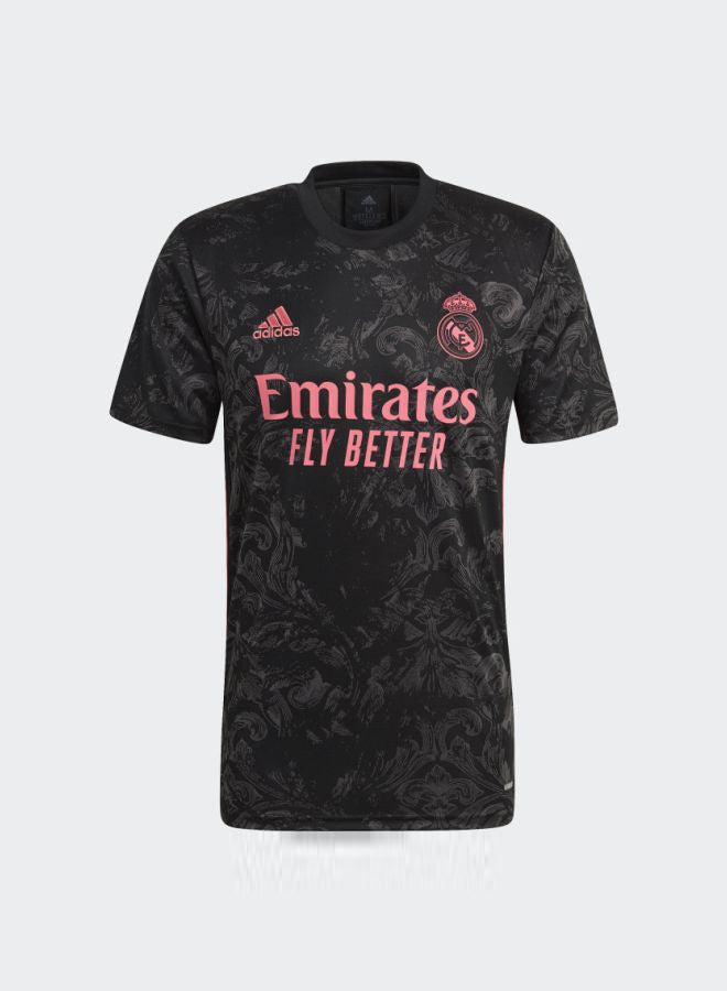 Adidas - Real Madrid 20/21 3rd Jersey Black/Pink - Image 1