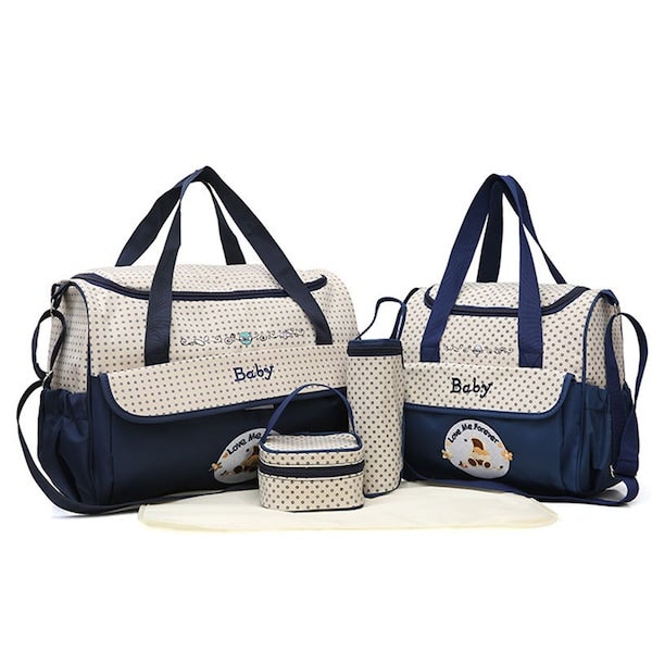 5 Pieces Diaper Bags Set  - Image 4