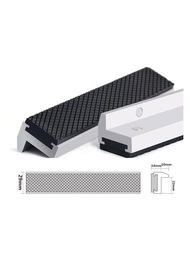 Generic 2-Piece Soft Vice Mouth Protective Sleeve Pad Silver/Black  - Image 4