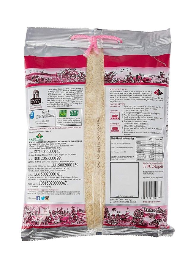 India Gate - Rozana Basmati Rice 5kg - Image 1