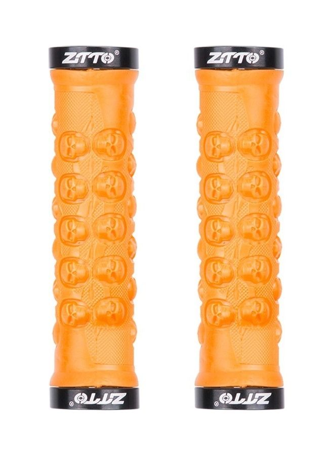 زد تي تي أو زوج مقابض مضادة للانزلاق لمقود دراجة ماونتن بإطار سميك للمناطق الوعرة 14x5x2.5سم - Image 1