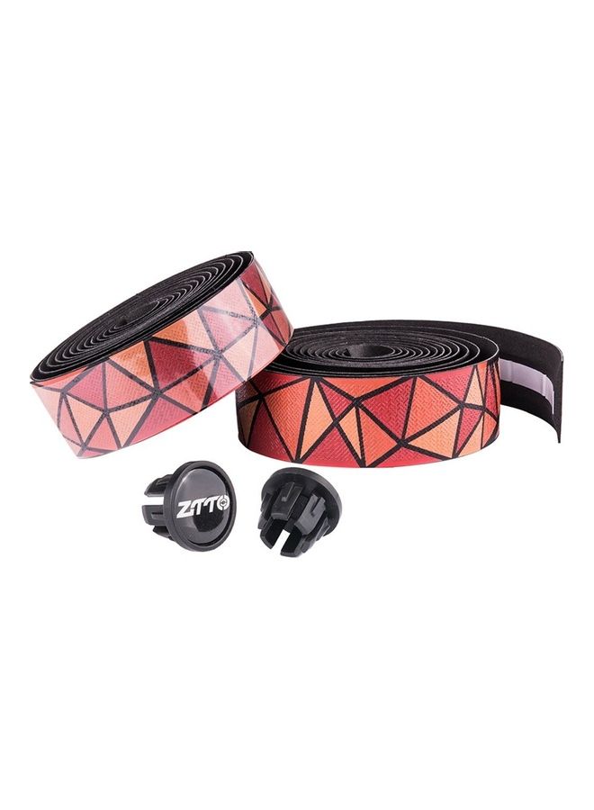 زد تي تي أو شريطان تغطية لمقود الدراجة مع سدادة طرفية