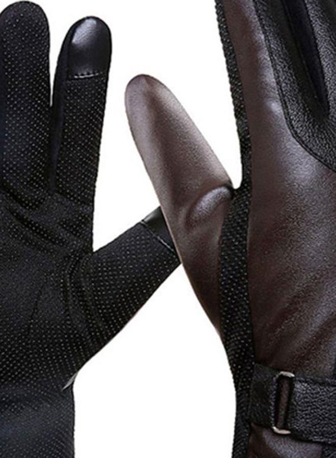 Sharpdo Wind-Resistant Gloves Black/Brown  - Image 2