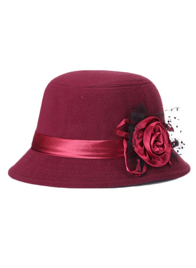 Sharpdo Casual Stylish Hat Red - Image 3