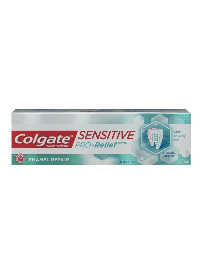 Colgate Sensitive Pro-Relief Enamel Repair Toothpaste White/Green/Red  - Image 1