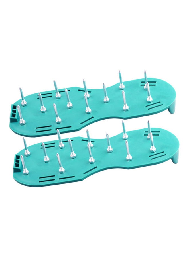 Generic Lawn Aerator Shoes Effective Tool for Aerating Yard Green 31.50 x 4.50 x 14.50cm  - Image 2