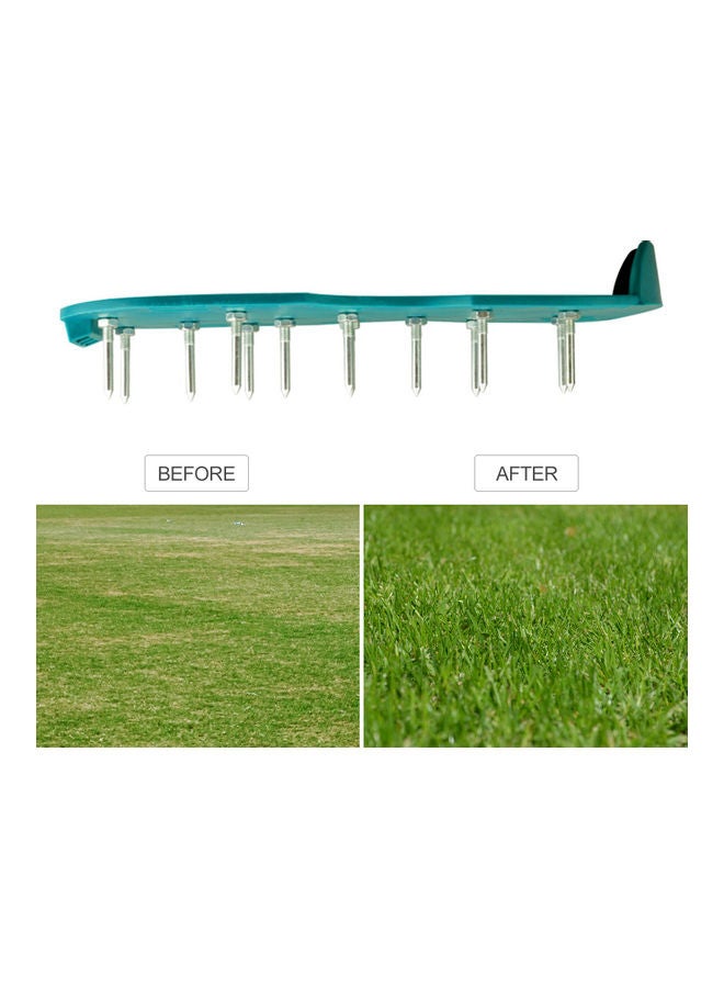 Generic Lawn Aerator Shoes Effective Tool for Aerating Yard Green 31.50 x 4.50 x 14.50cm  - Image 3